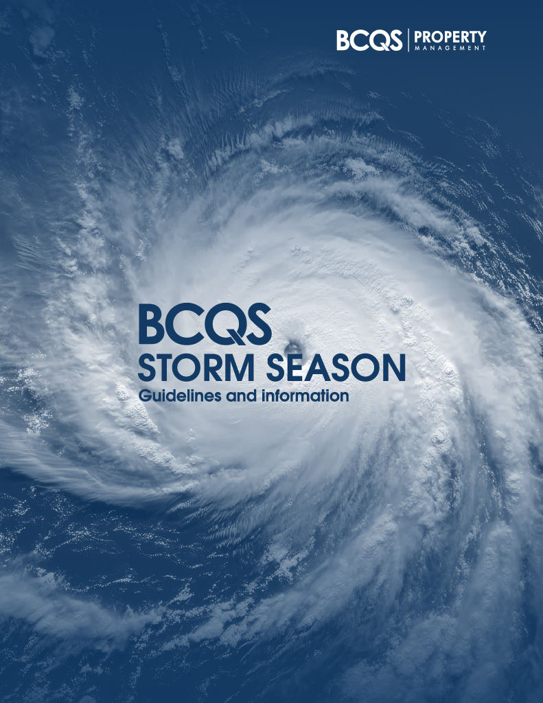 BCQS Storm Season Guidelines and Information - cover