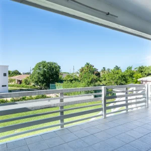 Repaired and refreshed balcony